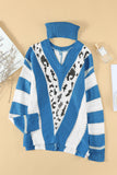 V Neck Striped Sweater