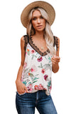 Tropical Love Lace Cami Tank