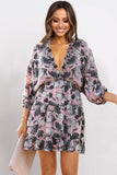 Ruffle Tiered Babydoll Style Mini Dress