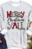 Merry Christmas Y'all Crewneck Pullover Sweatshirt