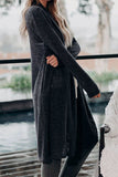 Slouchy Pocketed Knit Longline Cardigan