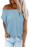 Pocketed Tee with Side Slits
