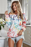 Tie Dye Long Sleeve Top