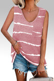 Tie-dye Stripes Tank Top