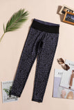 Mocha Leopard Print Active Leggings