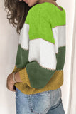 Pullover Colorblock Winter Sweater