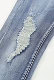Bleach Splatter Boyfriend Straight Jeans