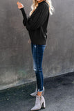 Housewarming Cable Knit Balloon Sleeve Sweater
