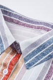 Happier With You Striped Button Top