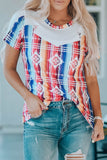 Aztec Serape Print T Shirt