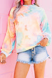 Tie-dye Knit Sweatshirt