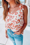 Blush Animal Spots Tie Tank