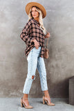 Relaxed Fit Plaid Button Shirt