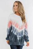 Ombre Tie Dye Pullover Top