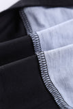 Merry Christmas Black Long Sleeve Top