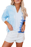Colorblock The Sun Cotton Blend Tie Dye Hoodie