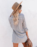 Cotton Striped Button Shirt