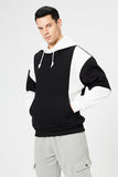 Men Colorblock Pullover Long Sleeve Hoodie