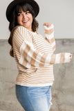 Striped Drop Shoulder Sweater