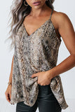 Floral Print V Neck Spaghetti Strap Tank Top