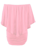 Plus Size Multiple Dressing Layered Dark Blue Mini Poncho Dress