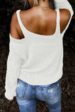Dew Shoulder Knitted Sweater