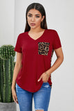 Printed Splicing T-Shirt