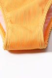Knot Center Ribbed Vest Two-piece Swimwear