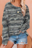 Rainbow Tie Dye Pullover Long Sleeve Top
