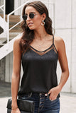 Embossed Mesh Cami Tank