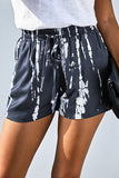 Tie Dye Drawstring Casual Shorts