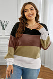 Pullover Colorblock Winter Sweater