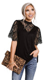 Breaking News Lace Top