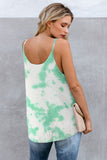 Tie Dye Print Knit Tank Top