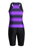 Ombre Print Racerback Tankini Swimsuit