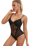 Lace Mesh Bodysuit Push up Teddy Lingerie