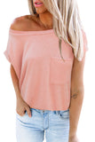 Pocketed Tee with Side Slits