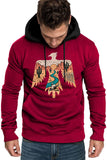 Desert ROAM FREE Graphic Pocketed Men's Hoodie