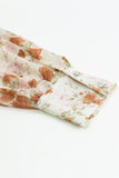 Wrap V Neck Maxi Floral Dress with Side Slit