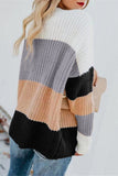 Casual Colorblock Sweater