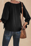 Black Button Up V Neck Sleeve Tie Shirt