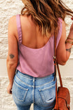 Asymmetrical Cowl Neck Bodysuit
