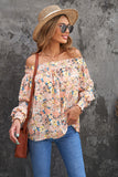 Off The Shoulder Smocked Floral Top