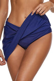 Plus Size Black Skirted Swim Bikini Bottom