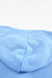 Snap Button Pullover Hoodie with Pocket