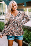 V Neck Buttoned Flowy Top
