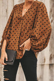 Love You Boo Balloon Sleeve Blouse