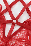 Lace Plunge High Leg Lingerie Teddy Lingerie