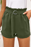 Casual Paper Waist Shorts