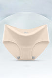 Beige Icy Silk Seamless Briefs